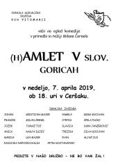Gledališka komedija (H)AMLET V SLOV. GORICAH